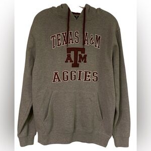 Texas A&M Sweatshirt Hoodie Size M Gray Christmas Gift